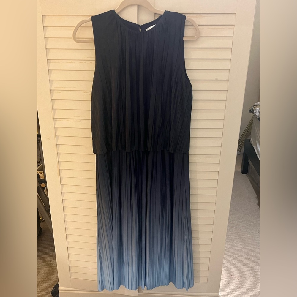 EUC: HUGO BOSS Blue Ombré Dress, Size Medium